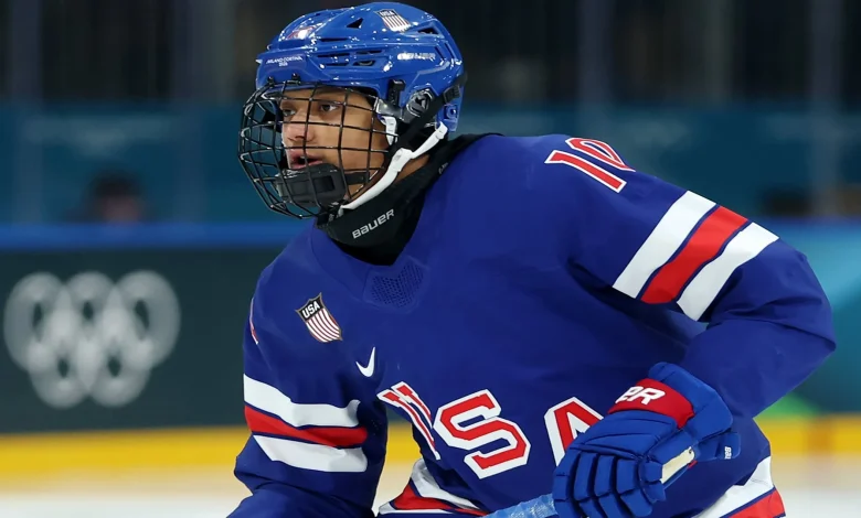 Laila Edwards, with love from the Kelce brothers, making history in Milan