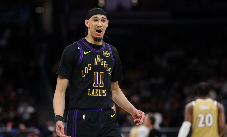 Lakers’ Jaxson Hayes suspended one game after shoving Wizards mascot