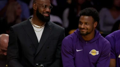 Lakers' LeBron James Reacts to Jaylen Brown Criticizing Bronny