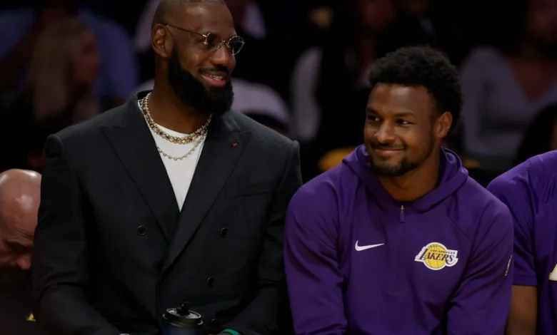 Lakers' LeBron James Reacts to Jaylen Brown Criticizing Bronny