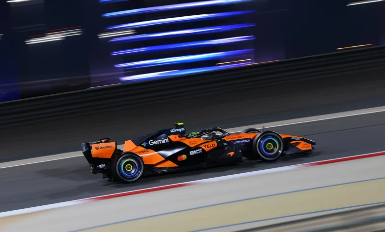 Lando Norris heads Max Verstappen and Charles Leclerc on first day of Bahrain pre-season testing