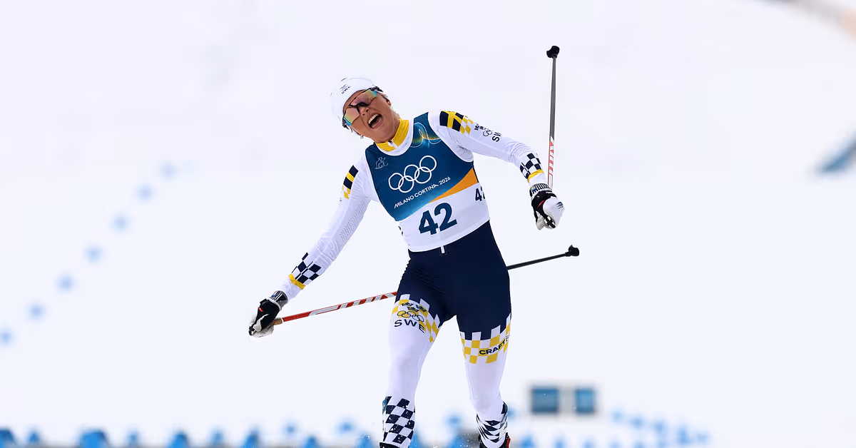 Längdskidor: Ny kross av Frida Karlsson – vann OS-guld igen: ”Fantastiskt”