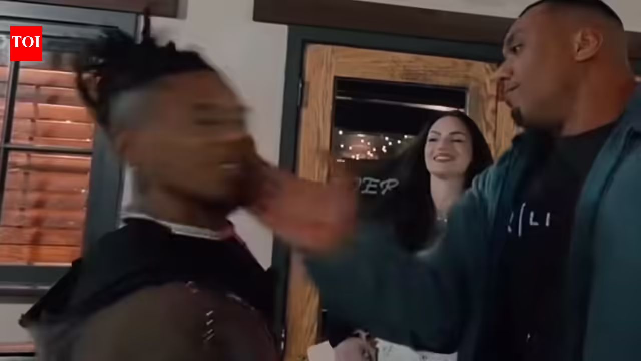 Larry Wheels slaps Deen the Great after he flirts with wife Sheyla Wheels on Quinton “Rampage” Jackson’s