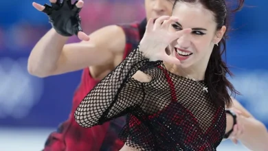 Las Vegas-born ice dancer Diana Davis elevates Georgia at Olympics despite a hearing impairment