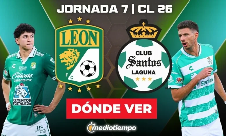 León vs. Santos: dónde y a qué hora ver EN VIVO J7