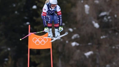 Lindsey Vonn Olympic downhill ACL : NPR