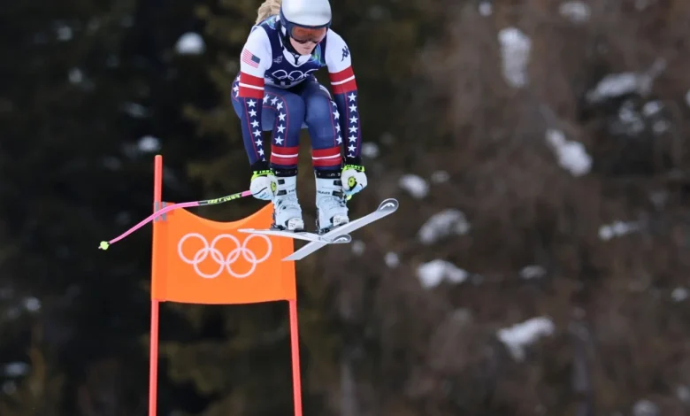 Lindsey Vonn Olympic downhill ACL : NPR