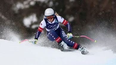 Lindsey Vonn completes downhill training without issue ahead of Sunday’s medal event