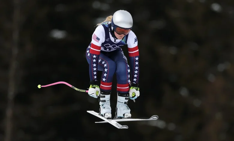 Lindsey Vonn, on a torn ACL, completes training run ahead of Olympic downhill - The Athletic