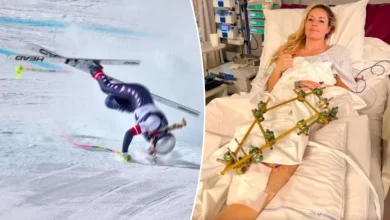 Lindsey Vonn set for 'further surgeries' after flying back to US