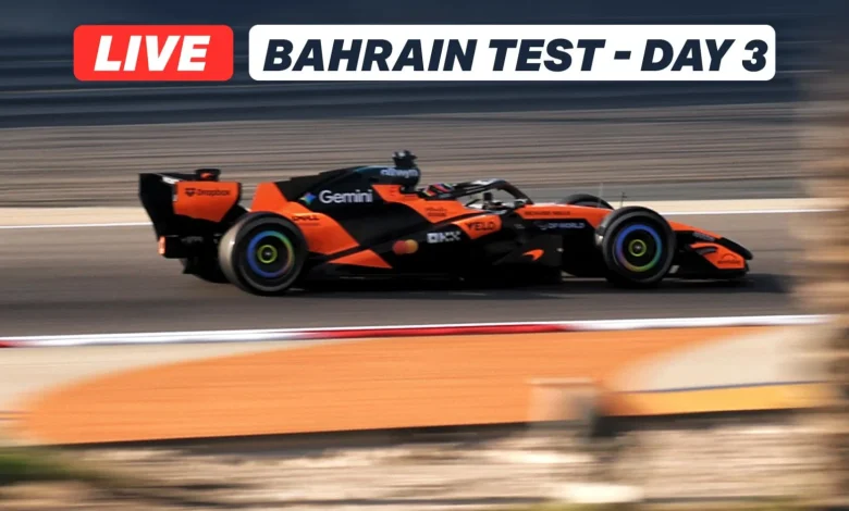 Live F1 Bahrain Test: Ferrari on top as drama strikes for Aston Martin