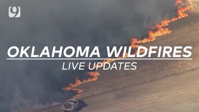 Live Updates: High wind speeds increase Oklahoma wildfire danger