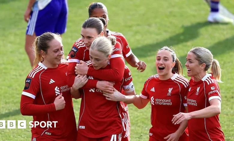 Liverpool 4-1 Aston Villa: Liverpool move out of WSL relegation zone