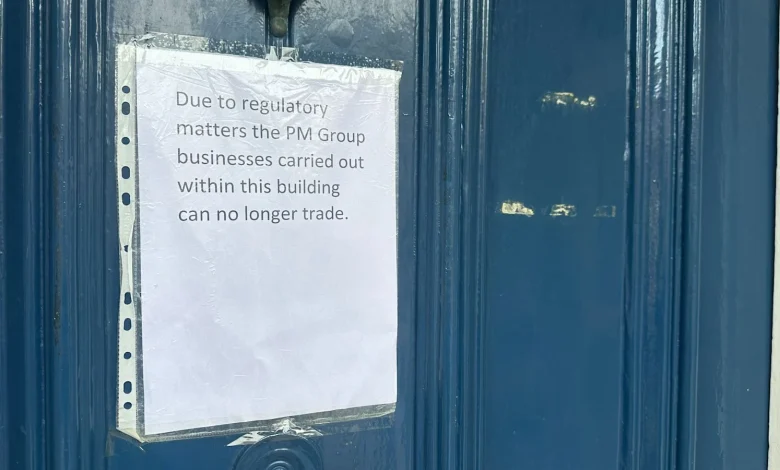 Locked door at Carlisle law firm leaves customers confused | ITV News