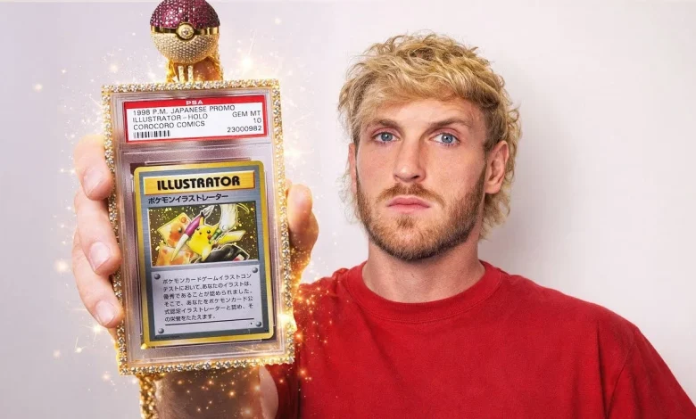 Logan Paul's Pikachu Illustrator Pokémon Trading Card Sells for $16.4 Million, Setting New Record