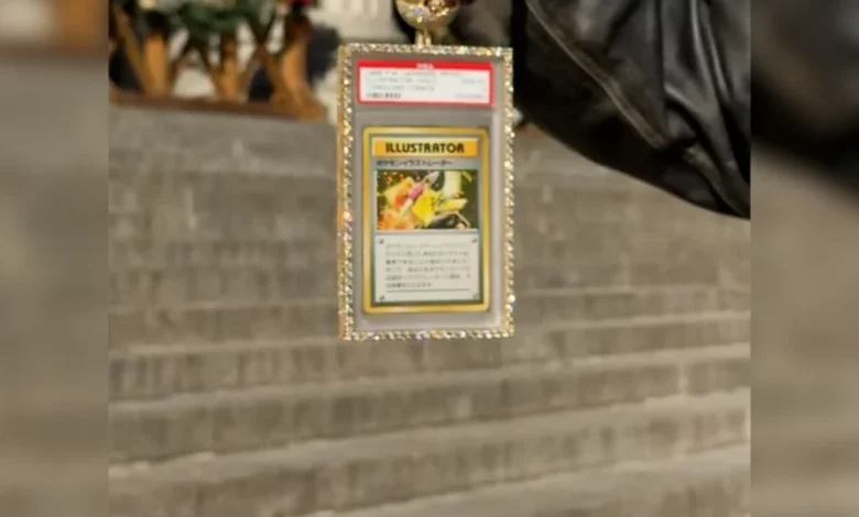 Logan Paul’s ‘holy grail’ of Pokémon cards sells for $16.5 million, with a diamond necklace thrown in