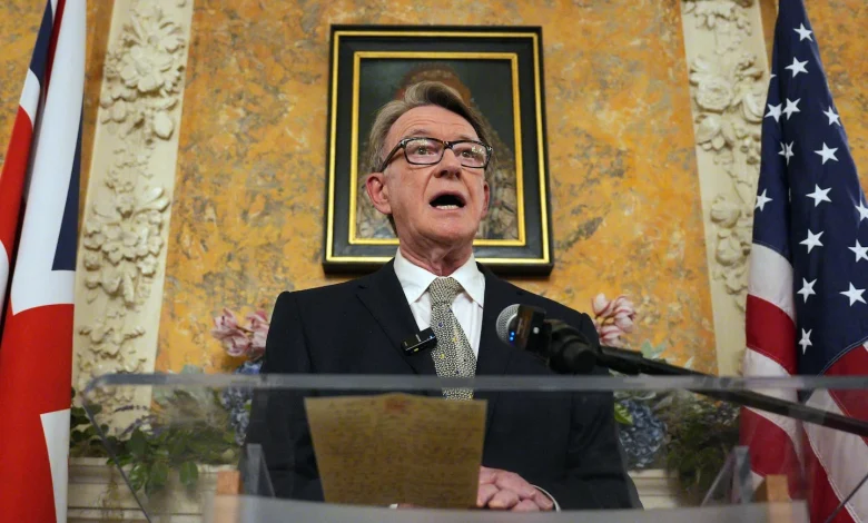 Lord Mandelson, ex-ambassador to U.S., resigns from Labour over Epstein