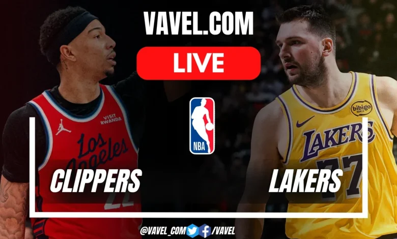 Los Angeles Clippers vs Los Angeles Lakers LIVE Score Updates in NBA Game