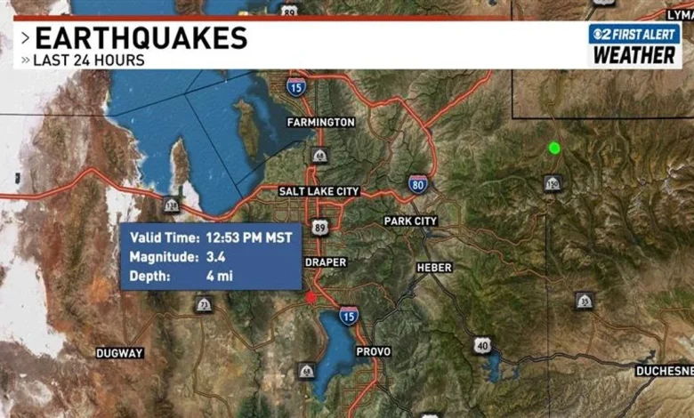 Magnitude 3.5 earthquake shakes Utah County near Saratoga Springs