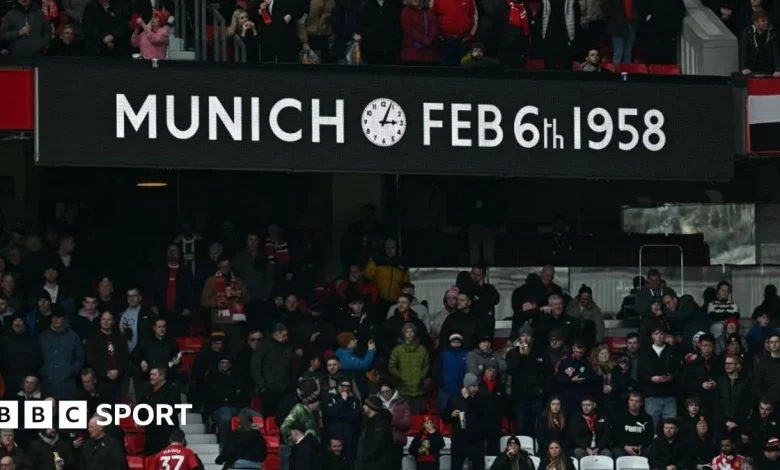 Man Utd prepare to honour Munich disaster victims