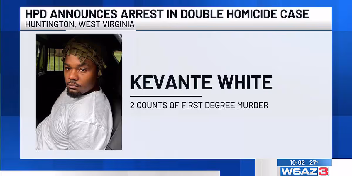 Man arrested for Huntington double murder