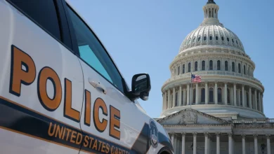 Man arrested running toward Capitol with shotgun and wearing tactical vest, police say