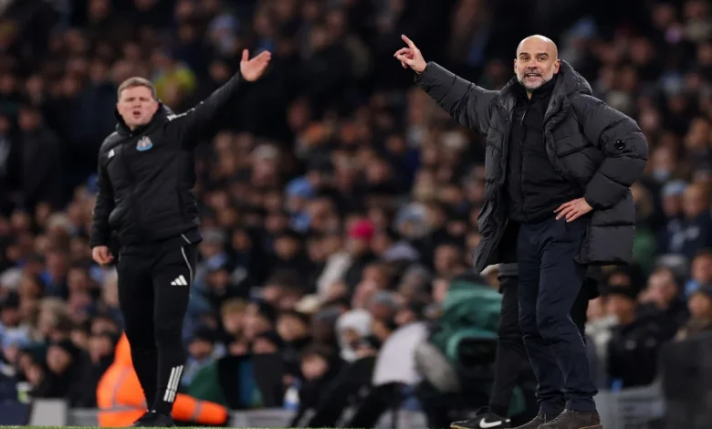 Manchester City and Newcastle have confirmed their starting lineups ahead of tonight’s huge match
