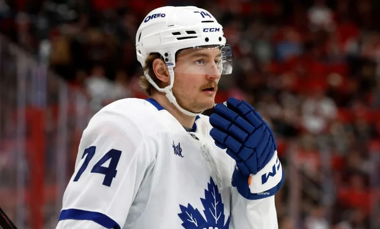 Maple Leafs' Bobby McMann talks Oilers trade noise