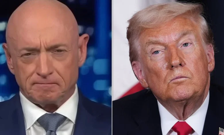 Mark Kelly Tears Into 'Wannabe Dictator' Trump After DOJ Failure To Indict Him