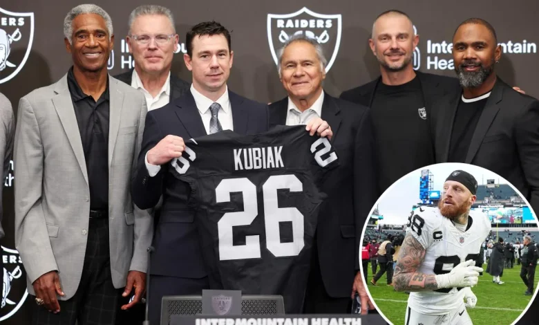 Maxx Crosby absent in Klint Kubiak Raiders press conference