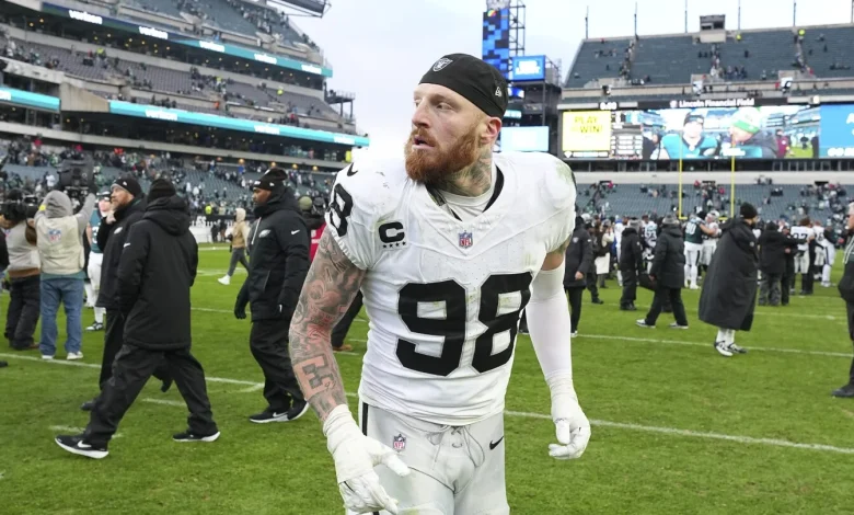 Maxx Crosby on report he's done with Raiders: People like throwing gas on the fire
