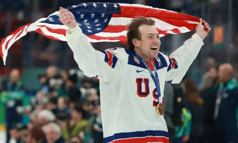 McAvoy says wife, son, whole family played big part in him winning gold medal with U.S.
