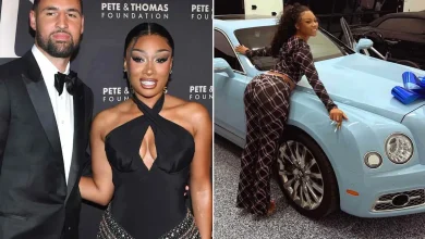 Megan Thee Stallion Receives a Blue Birthday Bentley from Boyfriend Klay Thompson