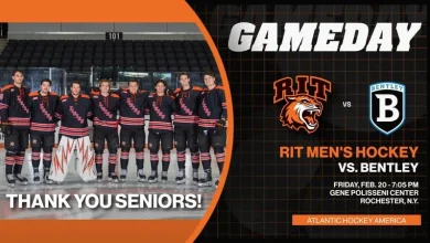 Men's Hockey hosts Bentley on Senior Night