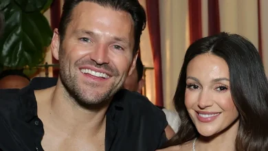 Michelle Keegan's baby Palma looks cute as a button with first ponytail
