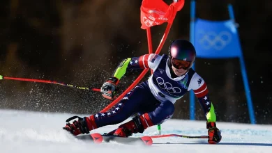 Mikaela Shiffrin fails to make the podium in women's giant slalom as Olympic drought continues
