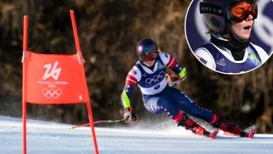 Mikaela Shiffrin's Olympic medal drought continues with giant slalom miss