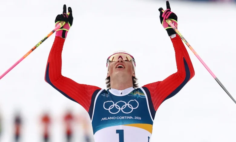 Milan-Cortina | Johannes Klaebo en or sur 50 km, gagne les six courses de ski de fond