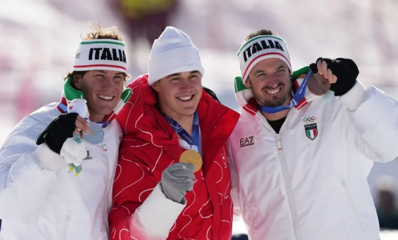 Milan's First Gold Goes to Swiss Skier on His First Try