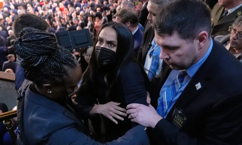 Minnesotan Aliyah Rahman arrested and injured at Trump's State of the Union - MPR News