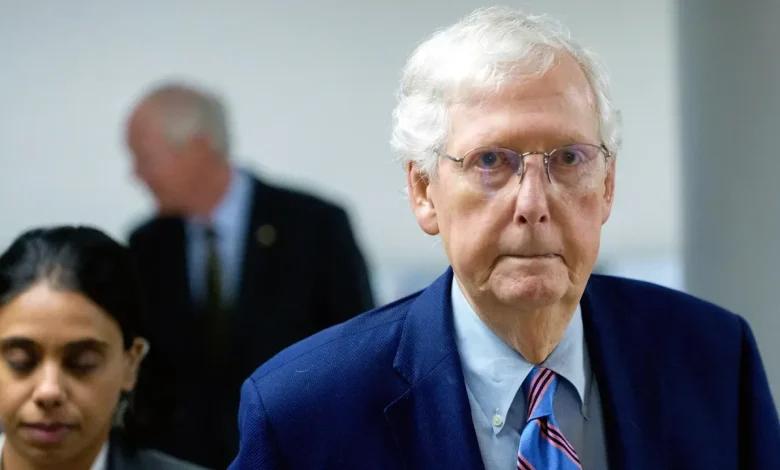 Mitch McConnell hospitalized after experiencing flu-like symptoms over the weekend