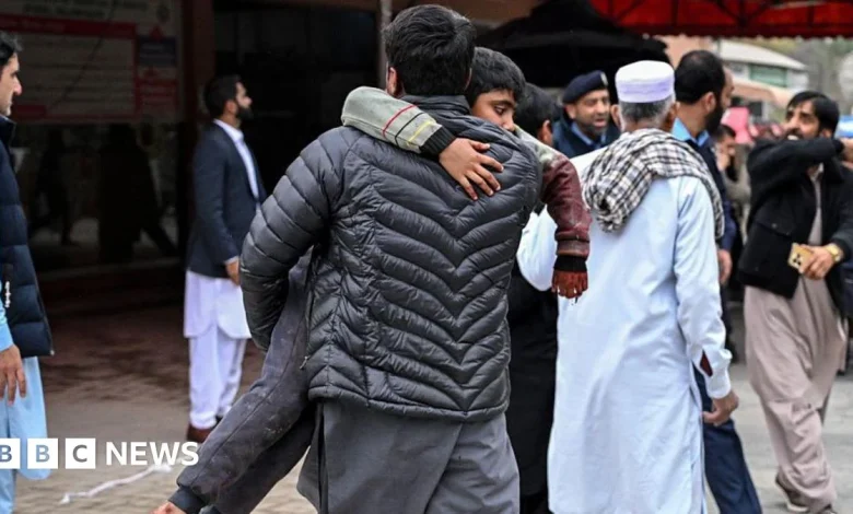 More than 20 killed in blast at Pakistan mosque, officials say
