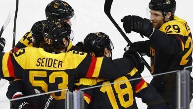 Moritz Seider Makes Olympic Debut, Plays Heavy Minutes in 3-1 Win Over Denmark