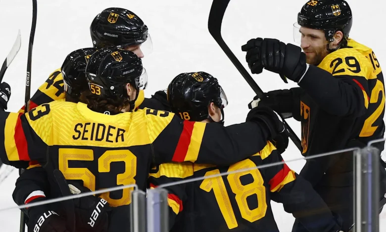 Moritz Seider Makes Olympic Debut, Plays Heavy Minutes in 3-1 Win Over Denmark