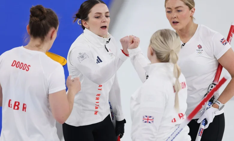 Morrison's miracle shot keeps Team GB's curling medal hopes alive with US win