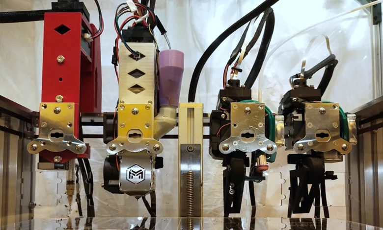 Multimaterial 3D printer builds working motor from scratch in hours