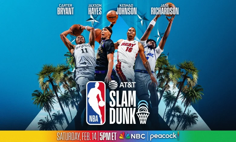 NBA announces participants for 2026 AT&T Slam Dunk Contest