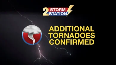NEW: National Weather Service confirms additional tornadoes from weekend storms