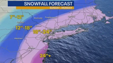NYC blizzard warning: Weather forecast, snow totals, timeline for winter storm l LIVE