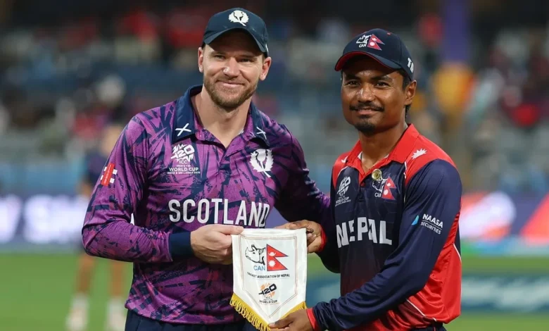 Nepal win toss, bowl against Scotland